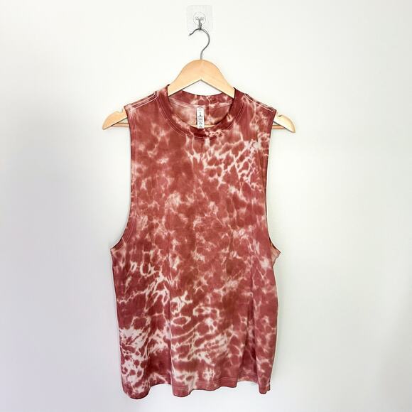 Lululemon All Yours Tank Top in Marmoleado Tie Dye Ancient Copper 6 - Picture 2 of 9